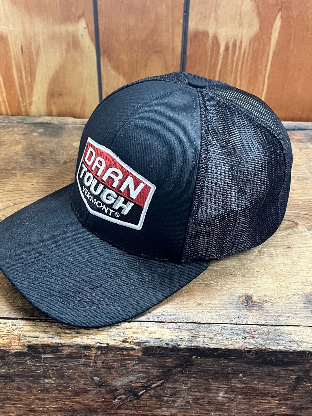 Darn Tough Vermont Black Mesh Trucker Hat